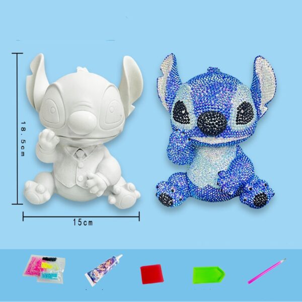 Stitch Piggy Bank Diamond Painting